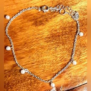 LC Lauren Conrad Gold & Pearl Bracelet / Anklet